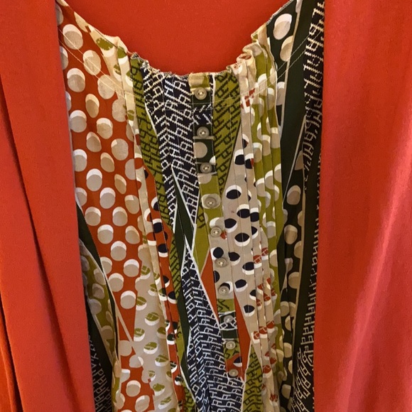 Cardigan with faux attached shirt - Picture 2 of 5